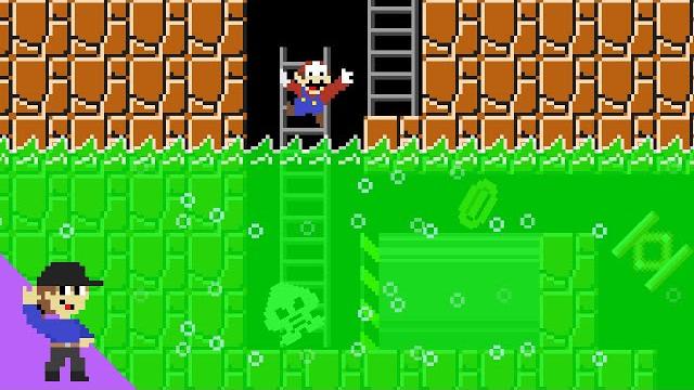 Level UP: Mario's Rising Acid Escape Level UP: Mario's Rising Acid Escape