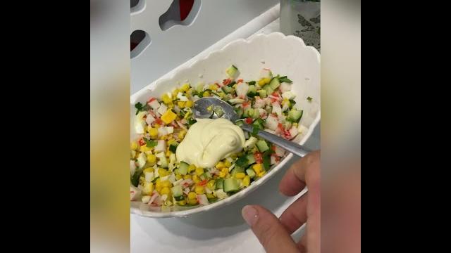 Крабовый салат Крабовый салат