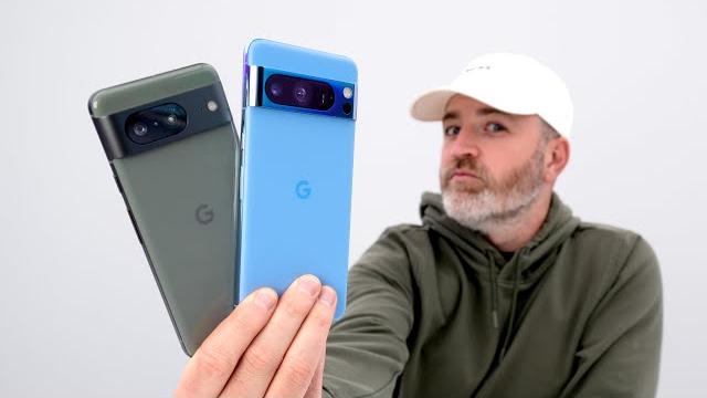 Google Pixel 8 vs Pixel 8 Pro Hands On Google Pixel 8 vs Pixel 8 Pro Hands On