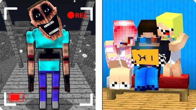 FILMED MIMIC ON HIDDEN CAMERAS IN MINECRAFT FILMED MIMIC ON HIDDEN CAMERAS IN MINECRAFT
