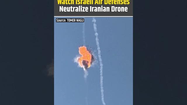 Israel Iran War: Watch Iranian Drone Taken Down Near Israeli Kibbutz #israel #iran #iranisraelwar Israel Iran War: Watch Iranian Drone Taken Down Near Israeli Kibbutz #israel #iran #iranisraelwar