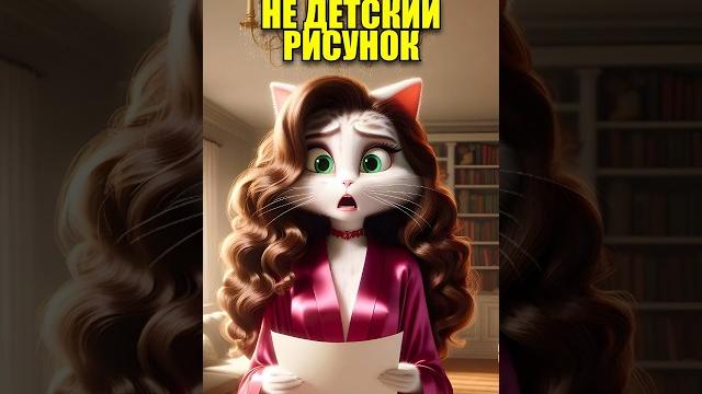 НЕ ДЕТСКИЙ РИСУНОК в нейросети #мультик #кот #юмор #cartoon #dalle3 #chatgpt #aiart #art #жиза НЕ ДЕТСКИЙ РИСУНОК в нейросети #мультик #кот #юмор #cartoon #dalle3 #chatgpt #aiart #art #жиза
