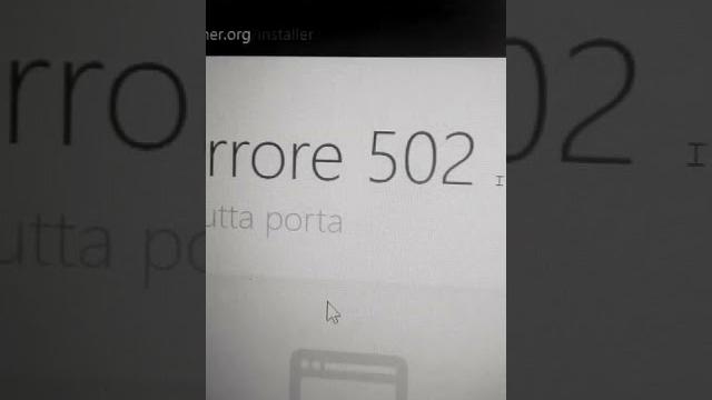 error 502 XD error 502 XD