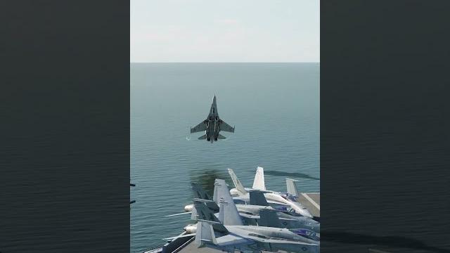 Su-27 Carrier Landing With a Cobra Su-27 Carrier Landing With a Cobra