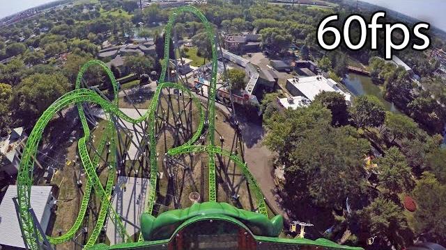 The Monster front seat on-ride HD POV @60fps Adventureland Iowa The Monster front seat on-ride HD POV @60fps Adventureland Iowa