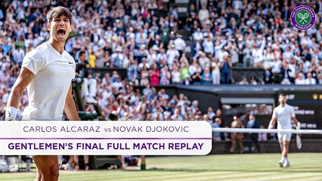 Carlos Alcaraz v Novak Djokovic | Gentlemen's Singles Final | Full Match Replay | Wimbledon 2024 Carlos Alcaraz v Novak Djokovic | Gentlemen's Singles Final | Full Match Replay | Wimbledon 2024