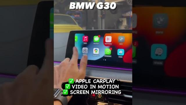 BMW G30 - Apple CarPlay Activation, Video In Motion and if you’re sadly an android user, you have ac BMW G30 - Apple CarPlay Activation, Video In Motion and if you’re sadly an android user, you have ac