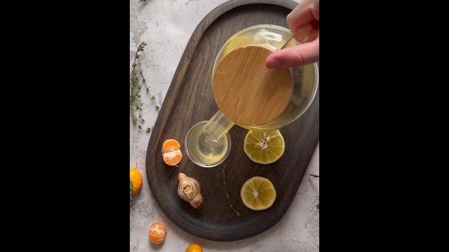 Шикарный имбирный чай #shorts Шикарный имбирный чай #shorts