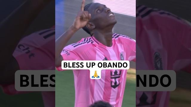 Obando FIRST GOAL for @intermiamicf Obando FIRST GOAL for @intermiamicf