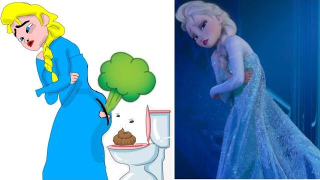 Frozen 2 Elsa funny Drawing memes - Try not To laug Frozen 2 Elsa funny Drawing memes - Try not To laug