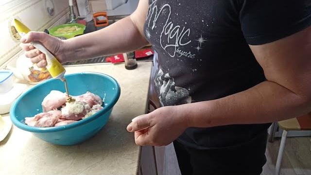 Мариную курицу, Покупки к ужину Мариную курицу, Покупки к ужину
