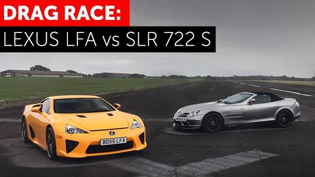 Lexus LFA vs Mercedes-Benz SLR McLaren 722S. DRAG RACE Lexus LFA vs Mercedes-Benz SLR McLaren 722S. DRAG RACE