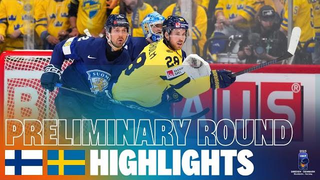 Highlights: Finland vs Sweden | 2025 #MensWorlds #IIHF Highlights: Finland vs Sweden | 2025 #MensWorlds #IIHF