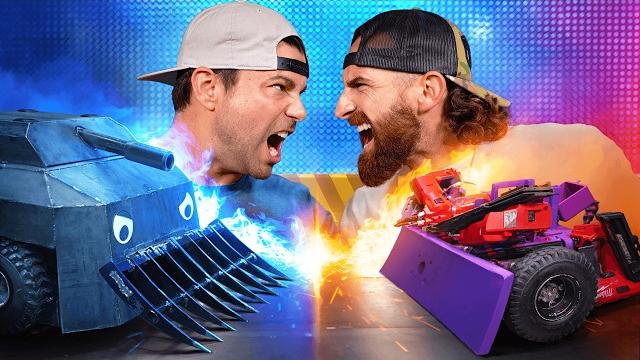 Марк Робер vs Dude Perfect - Битва Роботов Марк Робер vs Dude Perfect - Битва Роботов
