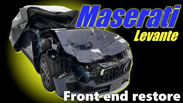 Maserati Levante. Front end restore. Ремонт переда. Maserati Levante. Front end restore. Ремонт переда.