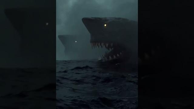 Megalodon Shark Twins #scary #thalassophobia Megalodon Shark Twins #scary #thalassophobia