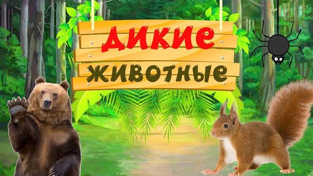 Дикие и лесные животные для детей. Учим звуки животных Дикие и лесные животные для детей. Учим звуки животных