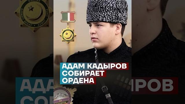 Адам Кадыров собирает ордена #самоеважное Адам Кадыров собирает ордена #самоеважное