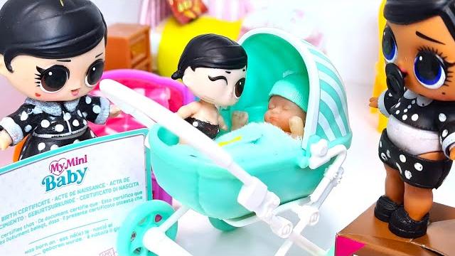 LIKE A MOM or A NEW BABY OF THE WENSDAY FAMILY Funny cartoons dolls lol surprise my mini baby LIKE A MOM or A NEW BABY OF THE WENSDAY FAMILY Funny cartoons dolls lol surprise my mini baby