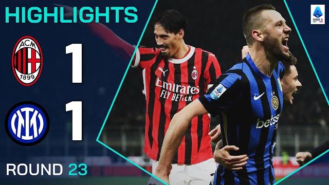 MILAN-INTER 1-1 | HIGHLIGHTS | De Vrij Scores Last-Minute Equaliser! | Serie A 2024/25 MILAN-INTER 1-1 | HIGHLIGHTS | De Vrij Scores Last-Minute Equaliser! | Serie A 2024/25