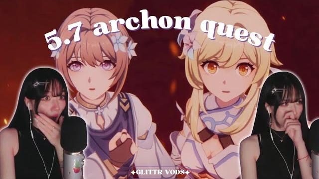 GLITTR GETS OVERWHELMED BY THE BIGGEST GENSHIN LORE DROPS (5.7 FULL Story Reaction) | Genshin Impact GLITTR GETS OVERWHELMED BY THE BIGGEST GENSHIN LORE DROPS (5.7 FULL Story Reaction) | Genshin Impact