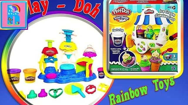 Фабрика пирожных и тележка мороженого от плейдо/Factory cakes and ice cream truck from the Play-Doh Фабрика пирожных и тележка мороженого от плейдо/Factory cakes and ice cream truck from the Play-Doh