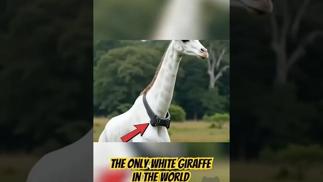 Extremely Rare Giraffe Caught on Camera Extremely Rare Giraffe Caught on Camera