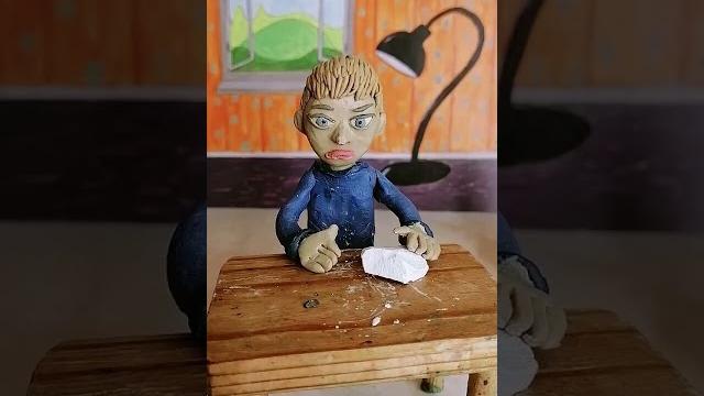 жру мел #юмор #мультик #анимация #пластилин жру мел #юмор #мультик #анимация #пластилин