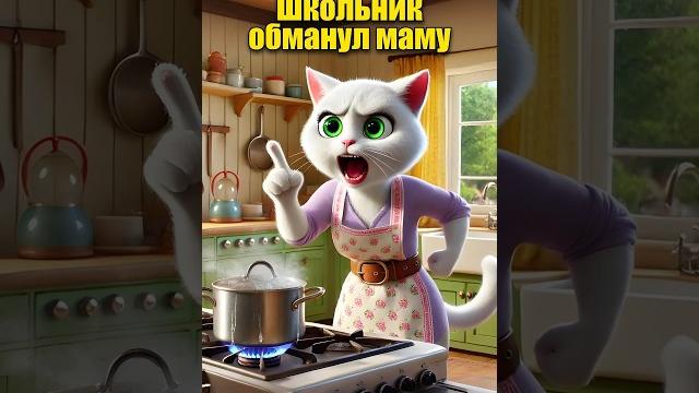Школьник обманул маму в нейросети #dalle3 #aicat #chatgpt #кот #юмор #ии #мультик #ai Школьник обманул маму в нейросети #dalle3 #aicat #chatgpt #кот #юмор #ии #мультик #ai