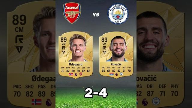 Arsenal vs Man City Arsenal vs Man City