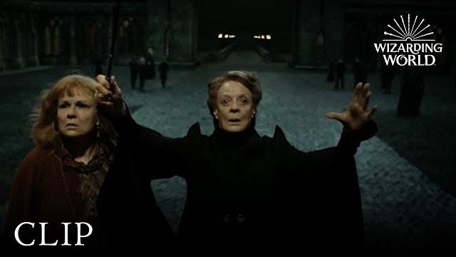 Professor McGonagall Protects Hogwarts | Harry Potter and the Deathly Hallows Pt. 2 Professor McGonagall Protects Hogwarts | Harry Potter and the Deathly Hallows Pt. 2