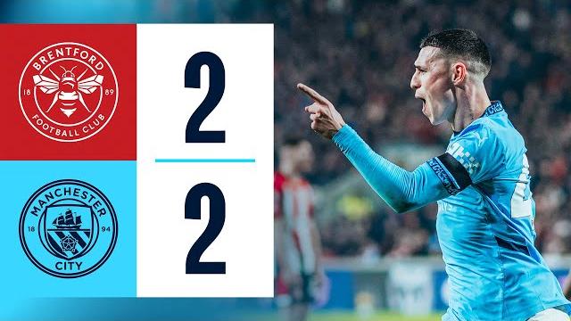HIGHLIGHTS! Brentford 2-2 Man City | Foden (2), Wissa & Norgaard Goals | Premier League HIGHLIGHTS! Brentford 2-2 Man City | Foden (2), Wissa & Norgaard Goals | Premier League