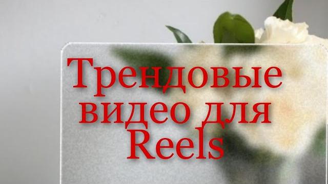 Трендовые видео для Reels (Рилс) Трендовые видео для Reels (Рилс)