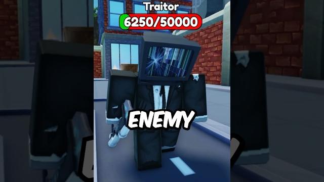 TRAITOR UNIT in Skibidi Tower Defense #roblox TRAITOR UNIT in Skibidi Tower Defense #roblox
