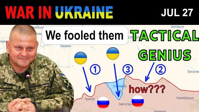27 Jul: SMART! Ukrainians Fool Russians & BREAK THROUGH THE CENTER| War in Ukraine Explained 27 Jul: SMART! Ukrainians Fool Russians & BREAK THROUGH THE CENTER| War in Ukraine Explained