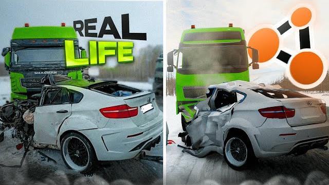 Аварии на реальных событиях в BeamNG.Drive #62 Аварии на реальных событиях в BeamNG.Drive #62