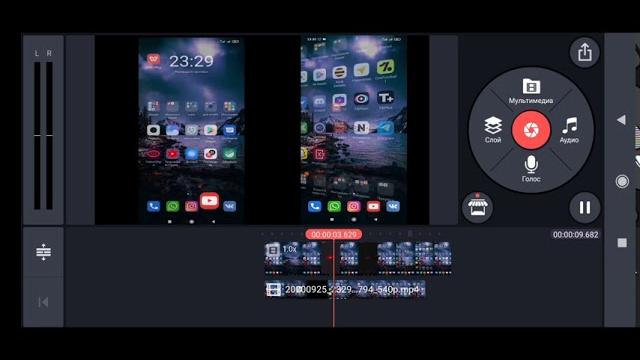 2 видео в 1 кадре в телефоне 2 видео в 1 кадре в телефоне