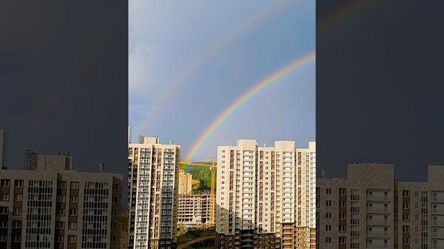 Радуга. После дождя. Лето. Дождь /Rainbow. After the rain. Summer. Rain #москва #радуга #лето #дождь Радуга. После дождя. Лето. Дождь /Rainbow. After the rain. Summer. Rain #москва #радуга #лето #дождь