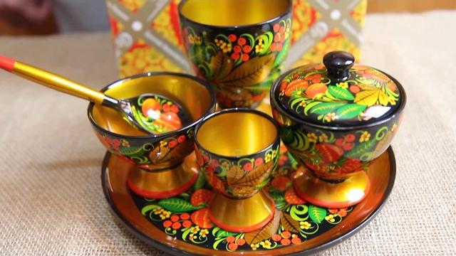 Детский хохломской набор | Набор Хохлома Детский хохломской набор | Набор Хохлома