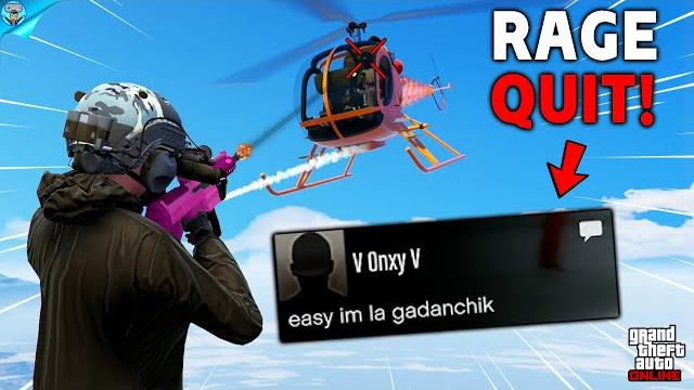 Making 2 sweaty greifers RAGE QUIT on GTA Online! Making 2 sweaty greifers RAGE QUIT on GTA Online!
