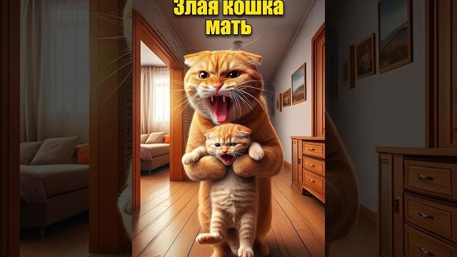 Злая кошка мать в нейросети #dalle3 #chatgpt #aiart #aicat #кот #юмор #ии #нейросеть #мультик #арт Злая кошка мать в нейросети #dalle3 #chatgpt #aiart #aicat #кот #юмор #ии #нейросеть #мультик #арт