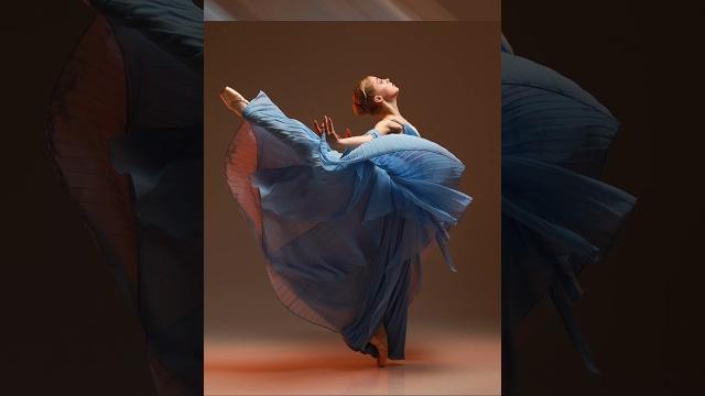 Model poses for photoshoot Ballet. Model Anna Model poses for photoshoot Ballet. Model Anna