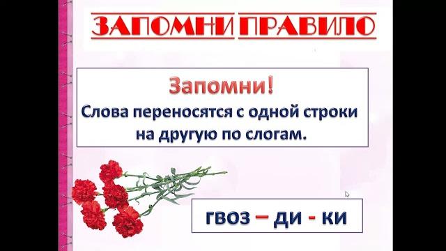 Перенос слов Перенос слов