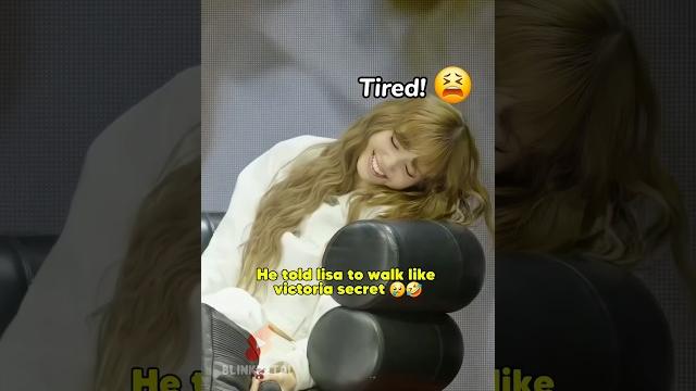 These people keep making Lisa walk like in the Victoria secret Show all the time #blackpink #lisa These people keep making Lisa walk like in the Victoria secret Show all the time #blackpink #lisa