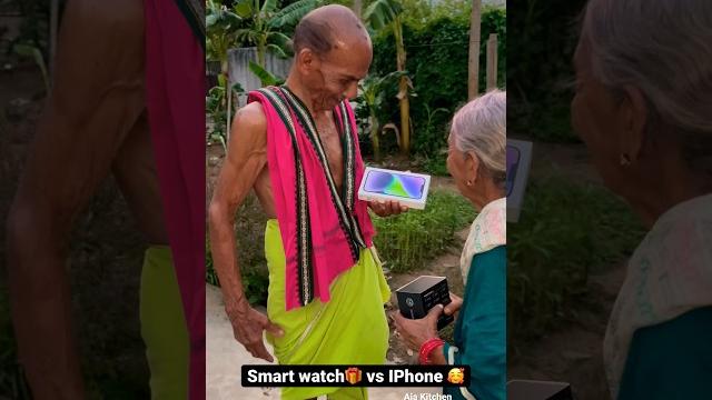 Smart watch vs iPhone #shorts #ytshorts Smart watch vs iPhone #shorts #ytshorts