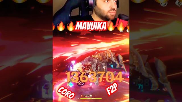 OP F2P #mavuika TEAM #genshinimpact #gaming #shorts OP F2P #mavuika TEAM #genshinimpact #gaming #shorts