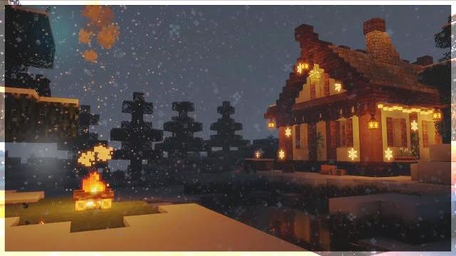 ️ Minecraft Winter Cabin w/ C418 Music | 8 Hours ️ Minecraft Winter Cabin w/ C418 Music | 8 Hours