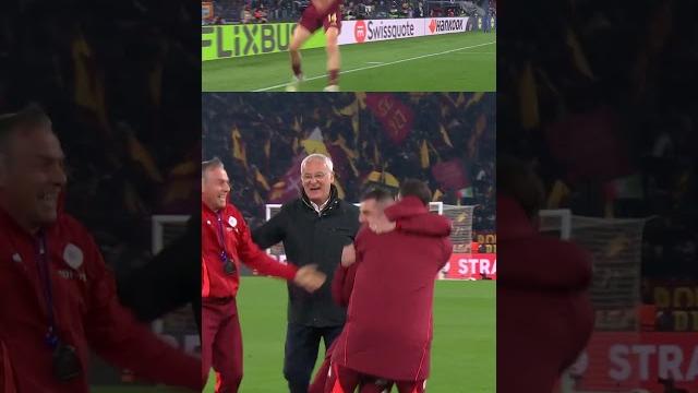 MR RANIERI CAM! Roma 2-1 Athletic Club ️🟡 #asroma #football #uel #athleticclub #shorts MR RANIERI CAM! Roma 2-1 Athletic Club ️🟡 #asroma #football #uel #athleticclub #shorts