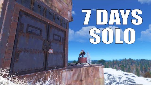 i played solo rust for a week and this is how it went i played solo rust for a week and this is how it went