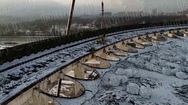 "Фонтанка" сняла момент обрушения СКК "Фонтанка" сняла момент обрушения СКК